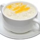 Porridge de arroz no menú en Varices Veas